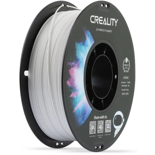 Filament CREALITY CR-PETG, Średnica 1.75 mm, 1 kg Biały