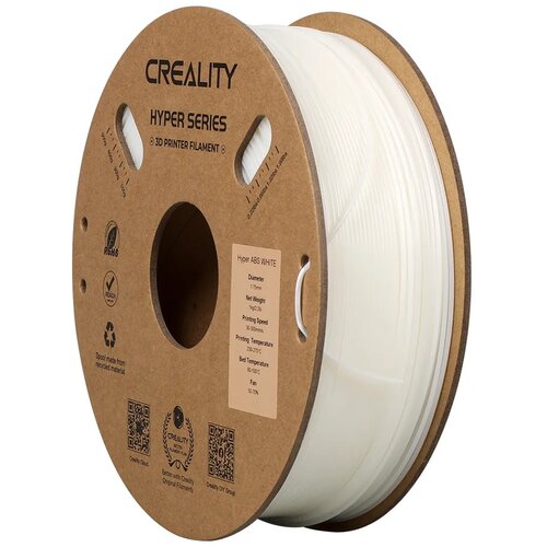 Filament CREALITY Hyper ABS, Średnica 1.75 mm, 1 kg Biały