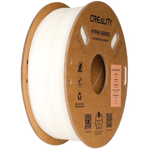 Filament CREALITY Hyper ABS, Średnica 1.75 mm, 1 kg Biały