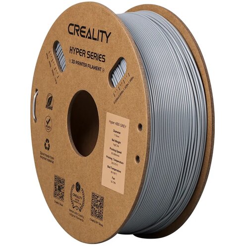 Filament CREALITY Hyper ABS, Średnica 1.75 mm, 1 kg Szary