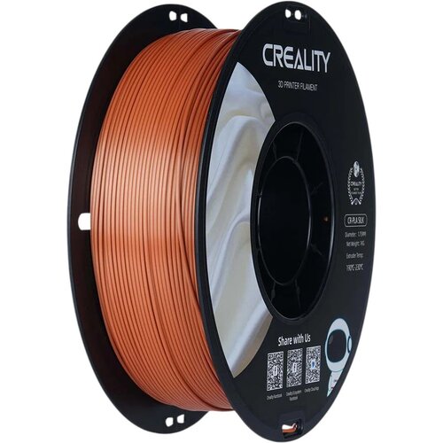 Filament CREALITY CR-Silk PLA, Średnica 1.75 mm, 1 kg (1 szt.), Miedziany
