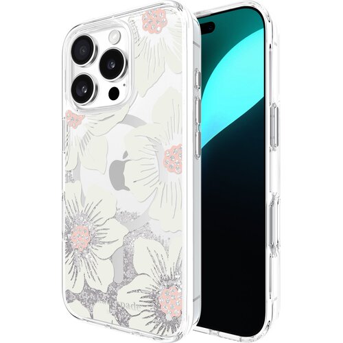 Etui KATE SPADE NEW YORK Liquid Glitter MagSafe do Apple iPhone 16 Pro Wielokolorowy