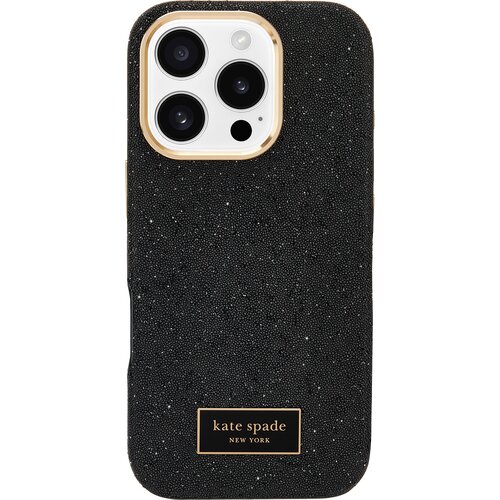 Etui KATE SPADE NEW YORK Crystal Pave MagSafe do Apple iPhone 16 Pro Czarny