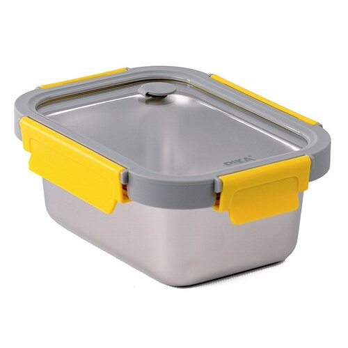Pojemnik stalowy PIKA MetalShock 800 ml Srebrno-przezroczysty