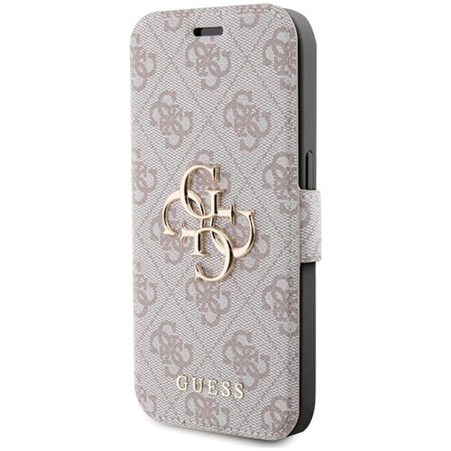 Etui GUESS 4G Metal Logo do Apple iPhone 15 Pro Różowy