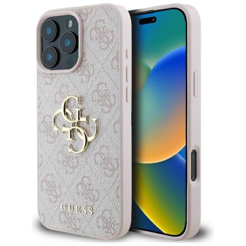 Etui GUESS 4G Big Logo do Apple iPhone 16 Pro Różowy
