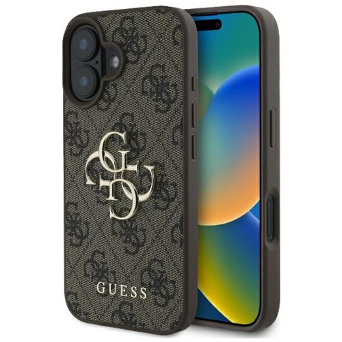 Etui GUESS 4G Big Logo do Apple iPhone 16 Brązowy