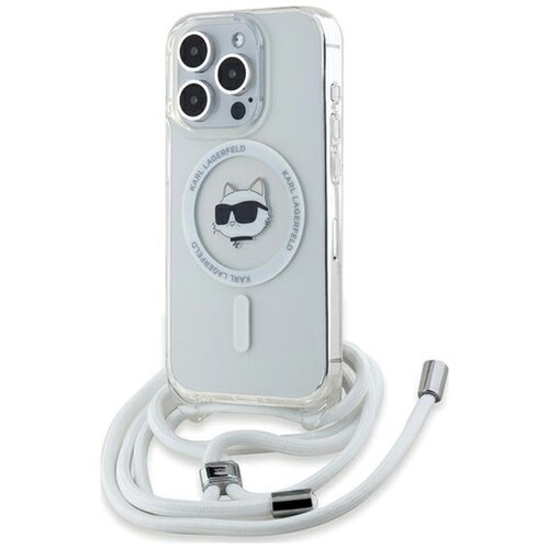 Etui KARL LAGERFELD IML Choupette Head & Cord MagSafe do Apple iPhone 14 Pro Max Przezroczysty