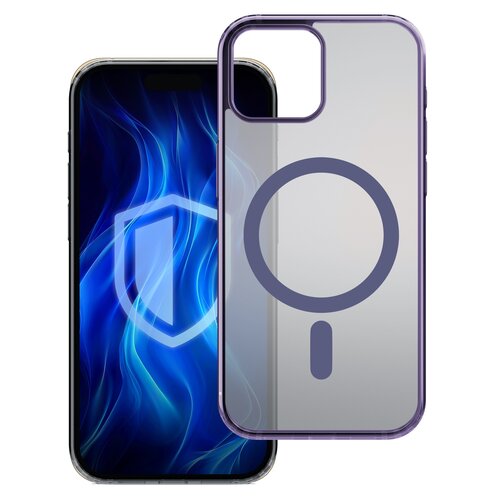 Etui 3MK Frosty MagCase do Apple iPhone 15 Fioletowy