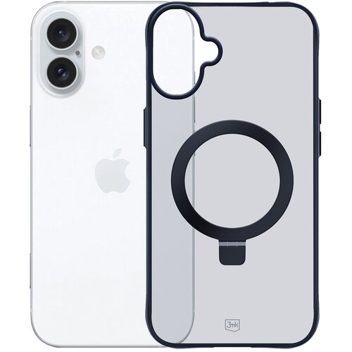 Etui 3MK Smoke Case Mag & Stand do Apple iPhone 16 Czarny
