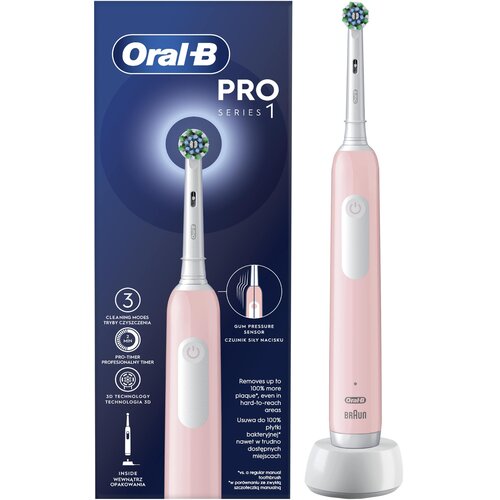 Szczoteczka rotacyjna ORAL-B Pro 1 Różowy