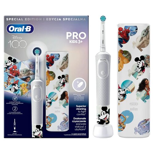Szczoteczka elektryczna ORAL-B Disney 100 Biały