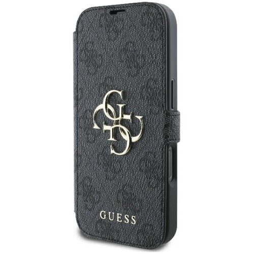 Etui GUESS 4G Metal Logo do Apple iPhone 16 Pro Czarny