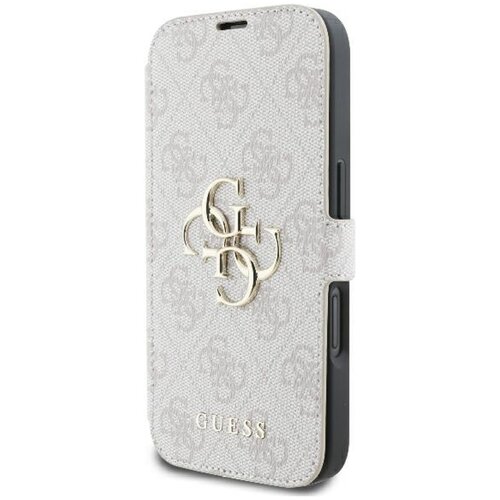 Etui GUESS 4G Metal Logo do Apple iPhone 16 Różowy
