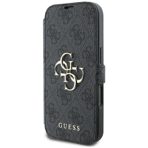 Etui GUESS 4G Metal Logo do Apple iPhone 16 Pro Max Czarny