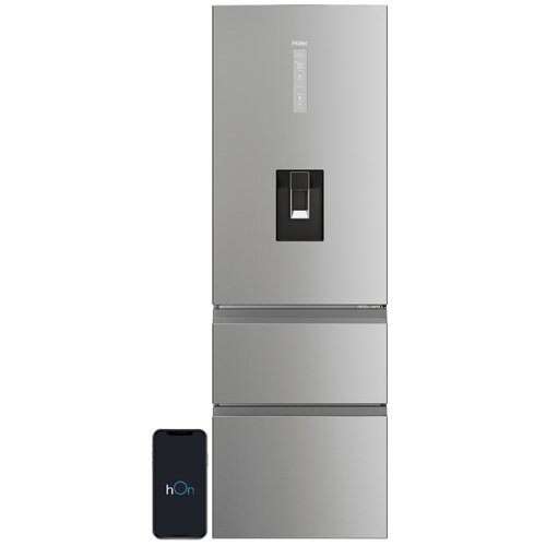 Lodówka HAIER HTW5618DWMG No Frost 185cm Inox