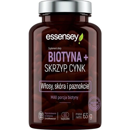 Biotyna ESSENSEY Skrzyp Cynk (90 kapsułek)