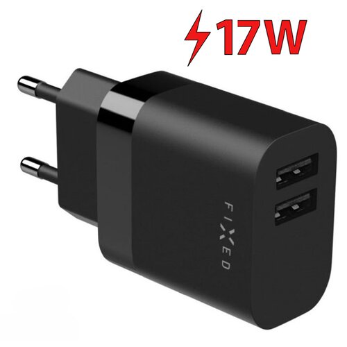Ładowarka sieciowa FIXED FIXC17N-2U-BK 17W Czarny
