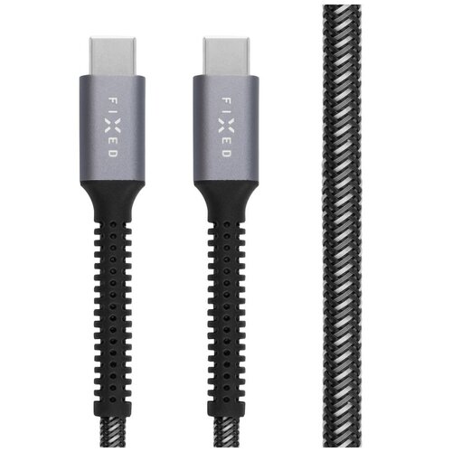 Kabel USB-C - USB-C FIXED Armor 240W 2 m Szary