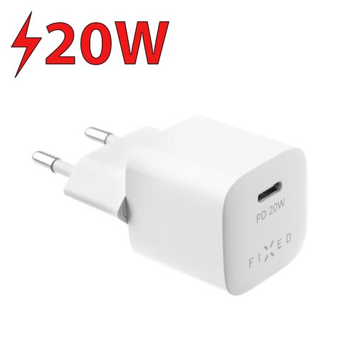 Ładowarka sieciowa FIXED Mini FIXC20M-C-WH 20W Biały