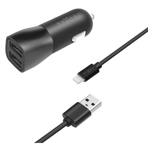 Ładowarka samochodowa FIXED FIXCC15-2UL-BK 15W Czarny