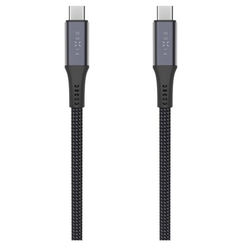 Kabel pleciony USB-C - USB-C FIXED 240W 2 m Szary