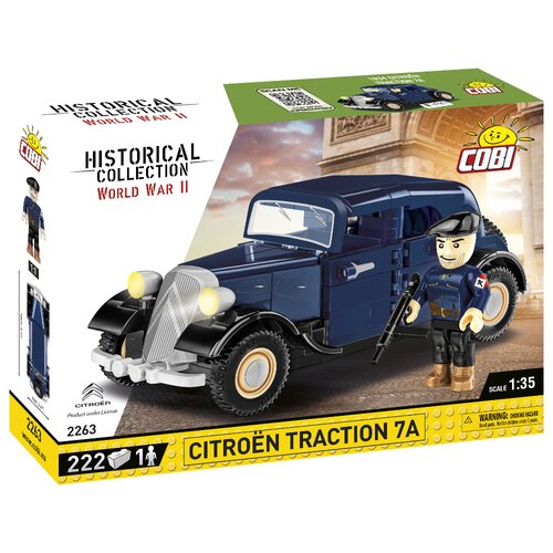 Klocki plastikowe COBI Historical Collection World War II 1934 Citroen Traction 7A COBI-2263