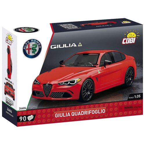 Klocki plastikowe COBI Cars Alfa Romeo Giulia Quadrifoglio COBI-24604