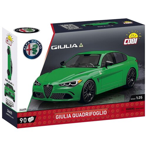 Klocki plastikowe COBI Cars Alfa Romeo Giulia Quadrifoglio COBI-24605