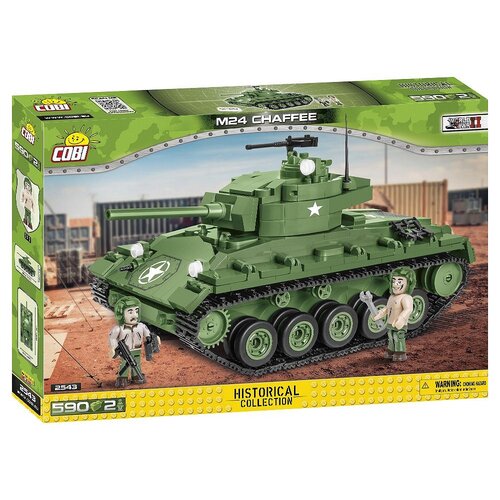 Klocki plastikowe COBI Historical Collection World War II M24 Chaffee COBI-2543