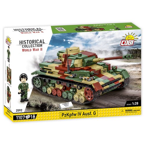 Klocki plastikowe COBI Historical Collection World War II PzKpfw IV Ausf. G COBI-2592