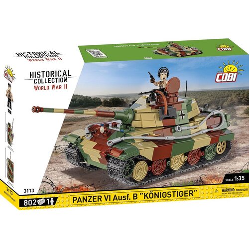 Klocki plastikowe COBI Historical Collection World War II Panzer VI Ausf. B Königstiger COBI-3113