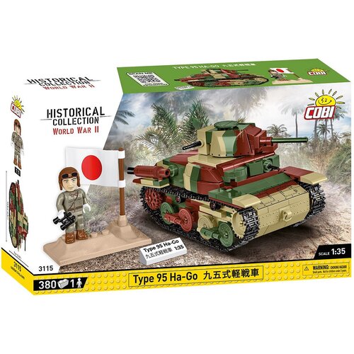 Klocki plastikowe COBI Historical Collection World War II Type 95 Ha-Go COBI-3115