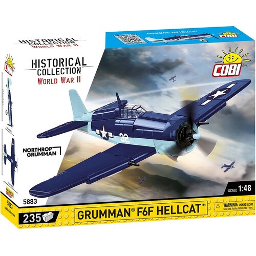 Klocki plastikowe COBI Historical Collection World War II Grumman F6F Hellcat COBI-5883