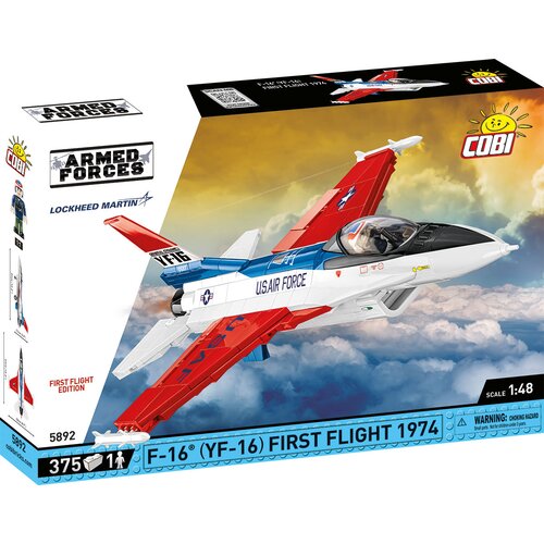 Klocki plastikowe COBI Armed Forces F-16 YF-16 First Flight 1974 COBI-5892