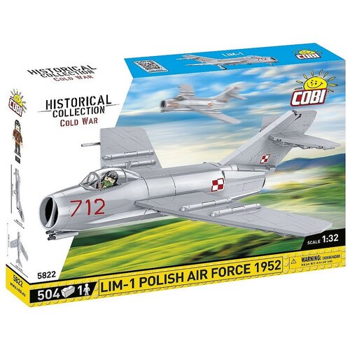 Klocki plastikowe COBI Historical Collection Cold War Lim-1 Polish Air Force 1952 COBI-5822