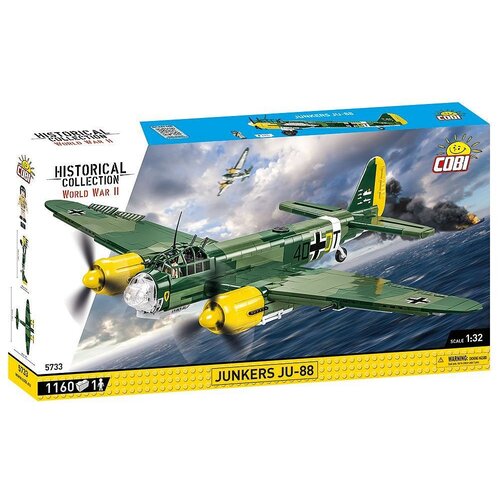 Klocki plastikowe COBI Historical Collection World War II Junkers Ju 88 COBI-5733