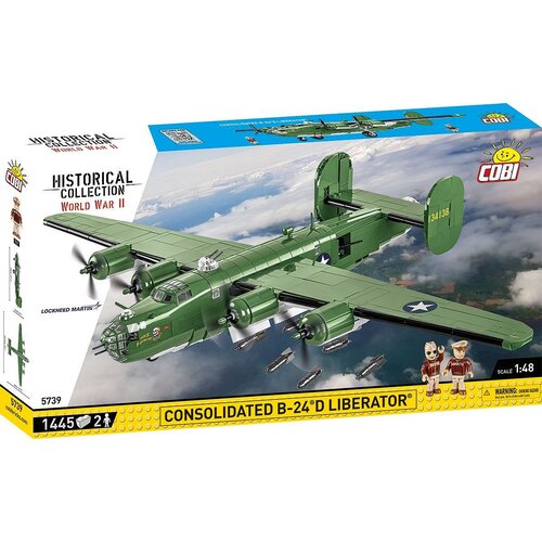 Klocki plastikowe COBI Historical Collection World War II Consolidated B-24 Liberator COBI-5739