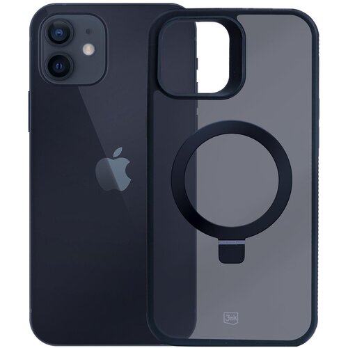 Etui 3MK Smoke Case Mag & Stand do Apple iPhone 12/12 Pro Czarny