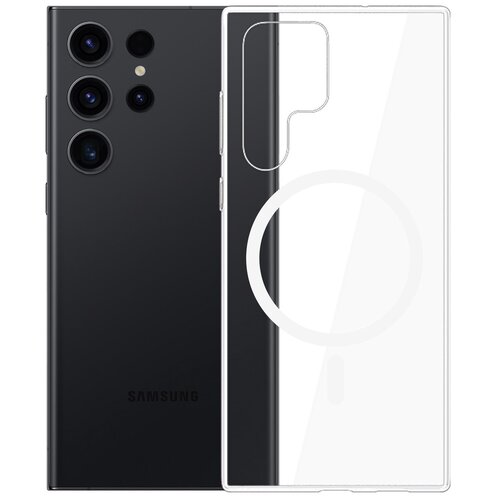 Etui 3MK Clear MagCase do Samsung Galaxy S22 Ultra 5G Przezroczysty
