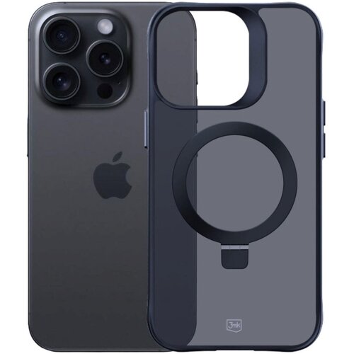 Etui 3MK Smoke Case Mag & Stand do Apple iPhone 13 Pro Czarny