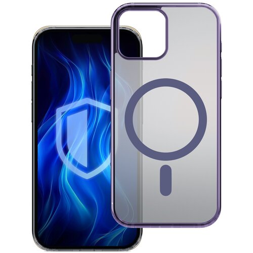 Etui 3MK Frosty MagCase do Apple iPhone 15 Plus Fioletowy