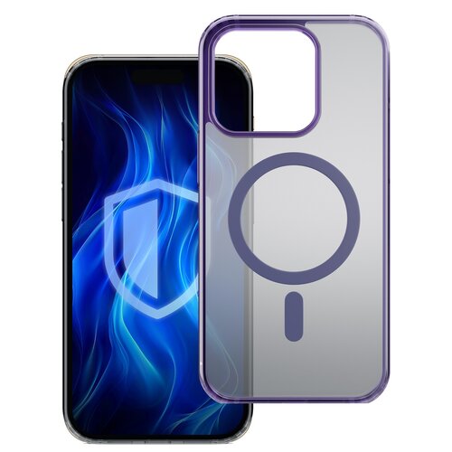 Etui 3MK Frosty MagCase do Apple iPhone 15 Pro Max Fioletowy