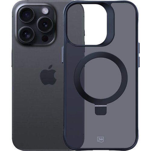 Etui 3MK Smoke Case Mag & Stand do Apple iPhone 16 Pro Max Czarny