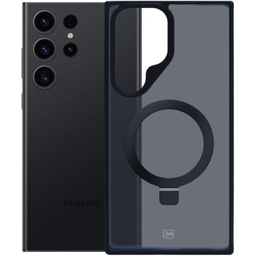 Etui 3MK Smoke Case Mag & Stand do Samsung Galaxy S24 Ultra Czarny