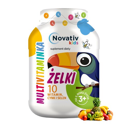 Kompleks witamin NOVATIV Kids Żelki (150 g)