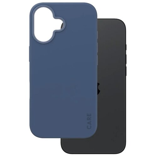 Etui PANZERGLASS Care Fashion MagSafe do Apple iPhone 16 Niebieski