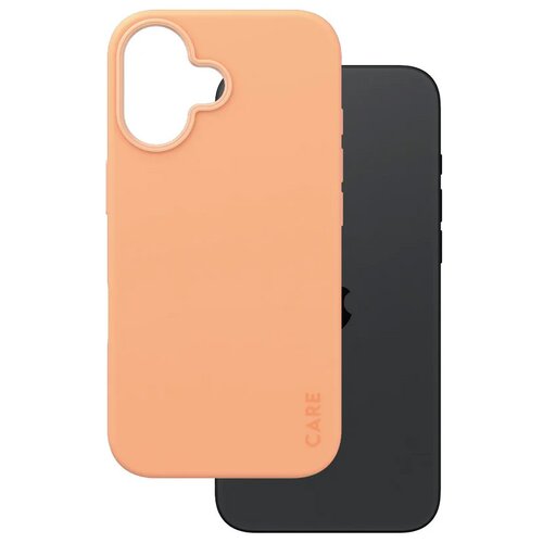 Etui PANZERGLASS Care Fashion MagSafe do Apple iPhone 16 Plus Brzoskwiniowy