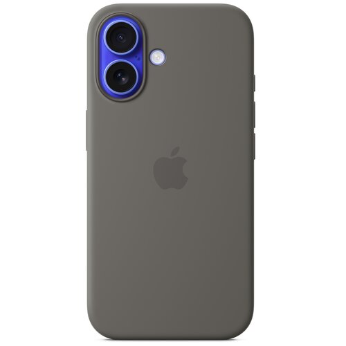 Etui APPLE Silicone Case MagSafe do iPhone 16 Górska szarość