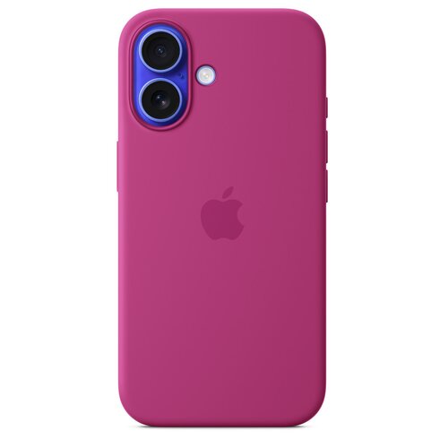 Etui APPLE Silicone Case MagSafe do iPhone 16 Żywy róż